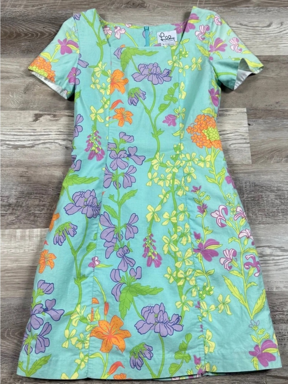 Vintage Lilly Pullitzer floral dress